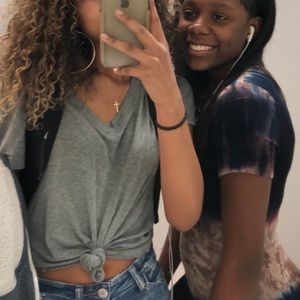 forever21 soft v-neck tee